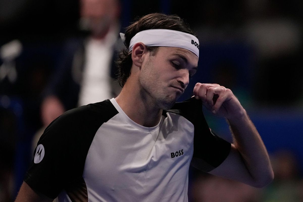 Taylor Fritz, lors de la finale contre Alcaraz.