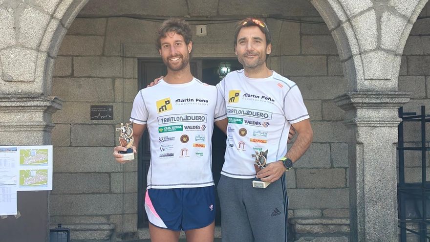 Montalvo y Pérez, juntos en el podio de Sanabria.
