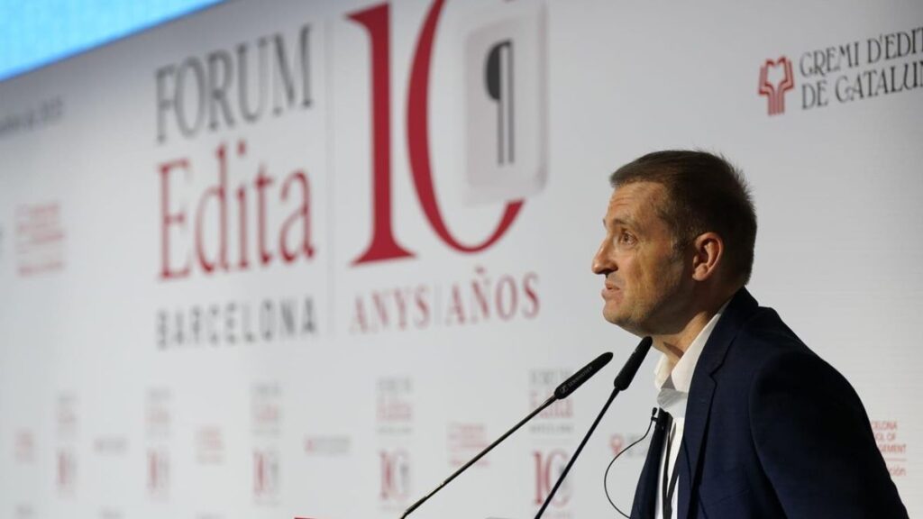 Jorge Corrales, director general de Cedro, durante su ponencia en el Forum Edita