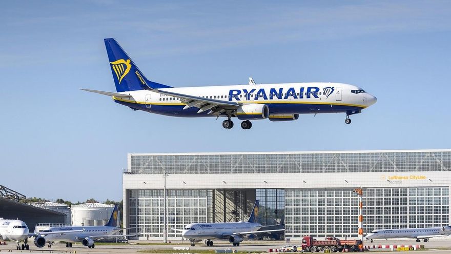Avión de Ryanair