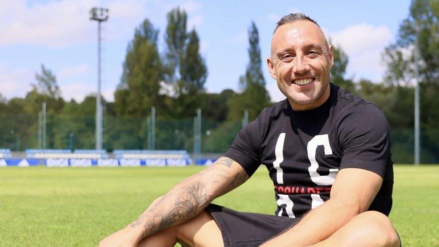 Santi Cazorla, durante la conversación con LA NUEVA ESPAÑA.