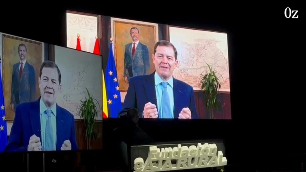 Intervención por vídeo de Mañueco en los Premios de la Fundación Caja Rural de Zamora