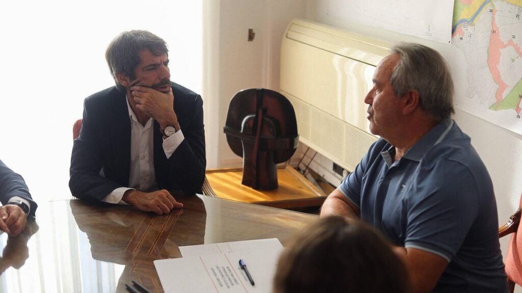 El ministro de Cultura, con el alcalde.