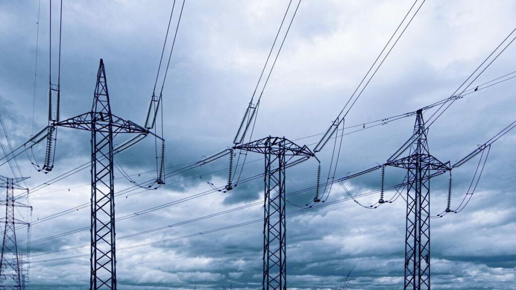 Torres eléctricas. Imagen de archivo.