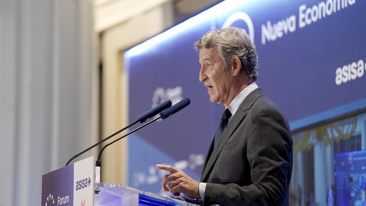 El líder del PP, Alberto Núñez Feijóo.