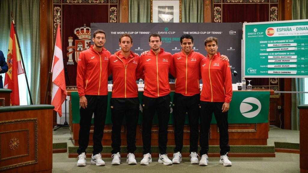 Carreño, Carballés, Martínez y Munar, junto al capitán David Ferrer, jugarán por España.