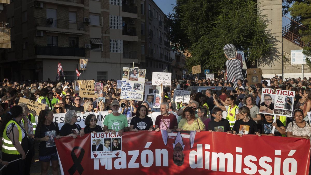Manifestación en Catarroja el pasado julio contra Carlos Mazón por su gestión de la dana.