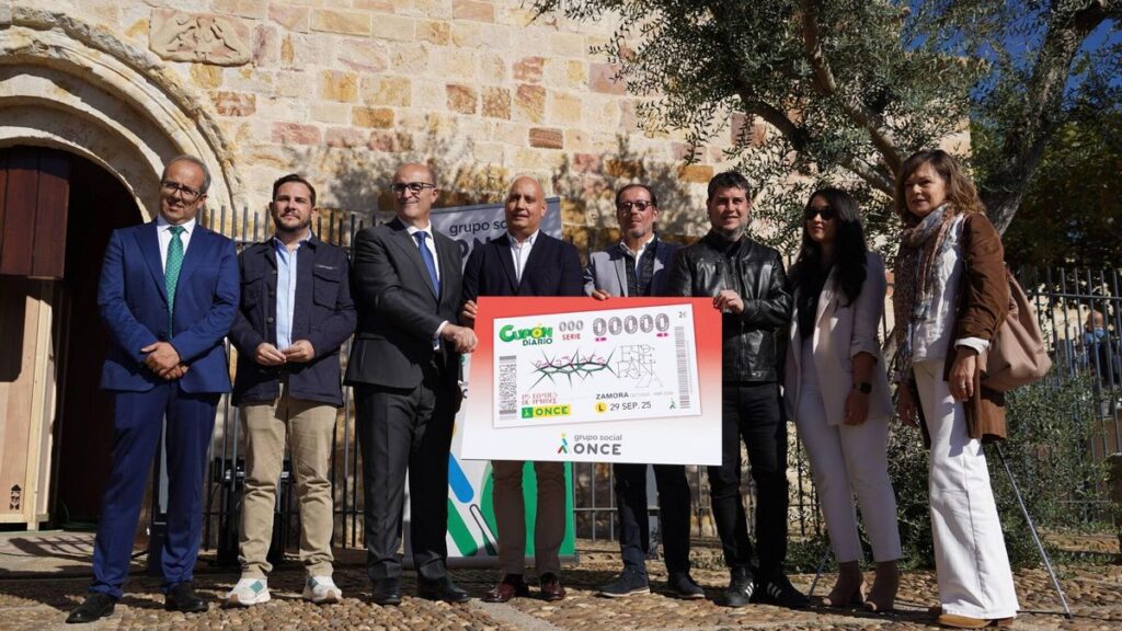 Presentación cupón de la ONCE dedicado a Las Edades.