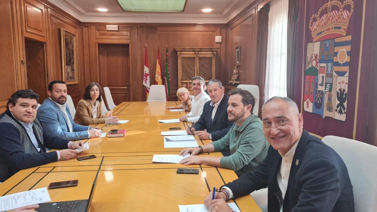 Reunión de la Junta de Gobierno de la Diputación de Zamora.