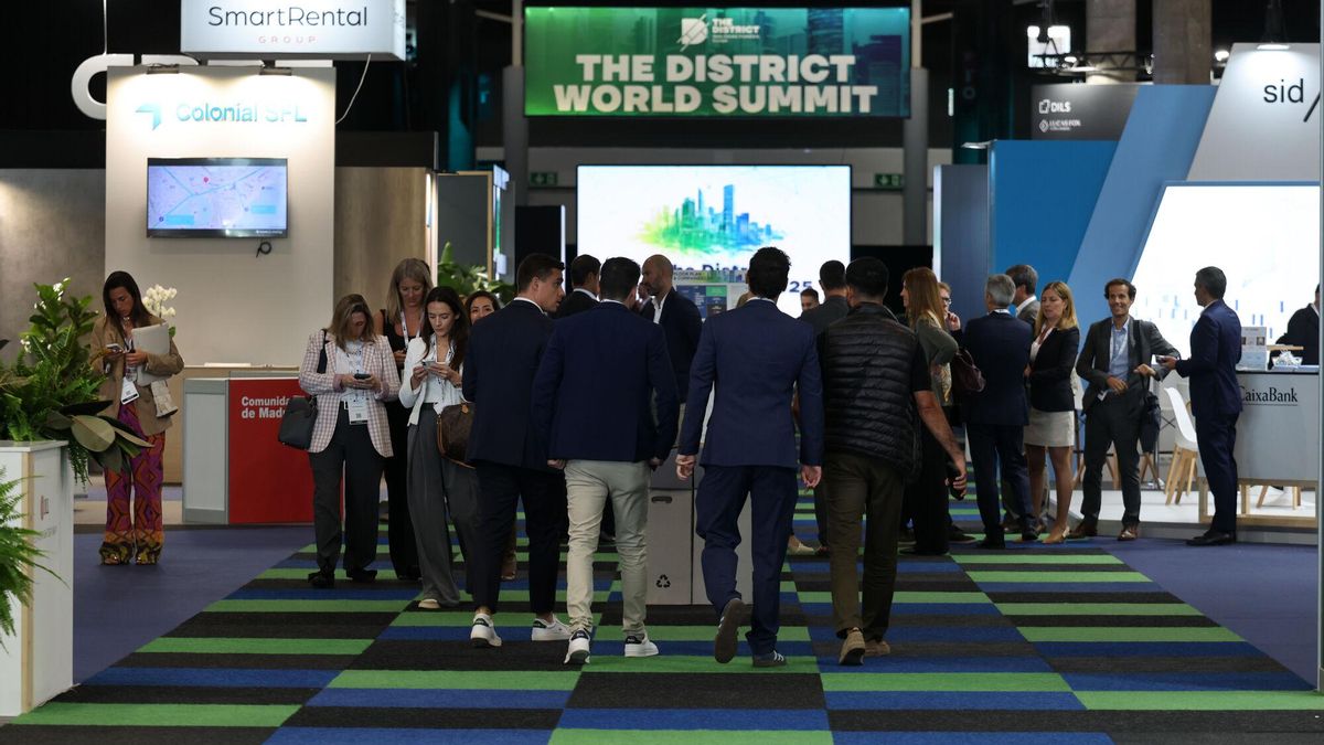 Imagen del ambiente en la Feria The District, en su cuarta edición