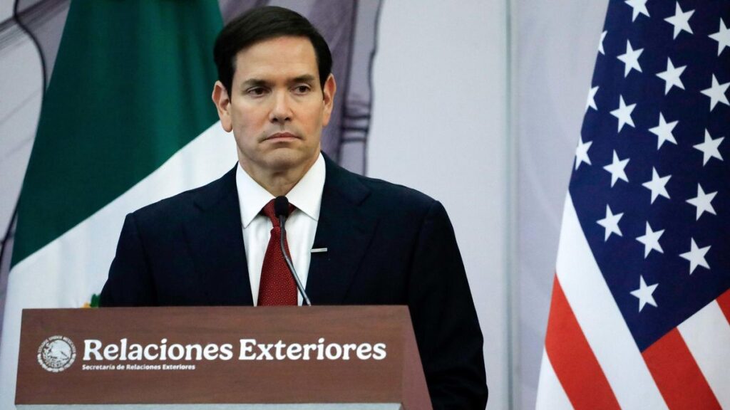 El secretario de Estado, Marco Rubio