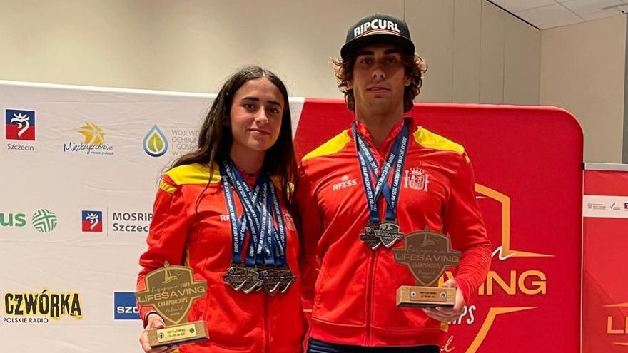 Ana Bailón y Marcos Antón, en una cita anterior con la selección española