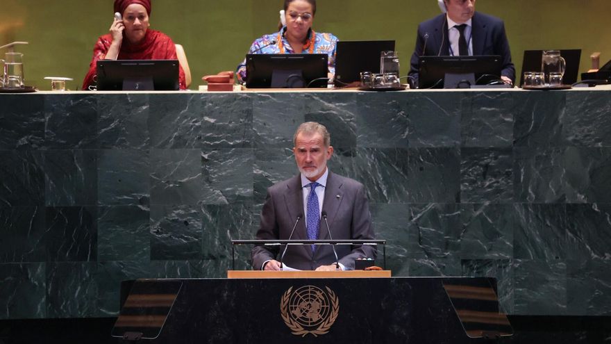 El Rey, a Israel en la ONU: "Clamamos, imploramos, exigimos: detengan ya esta masacre"