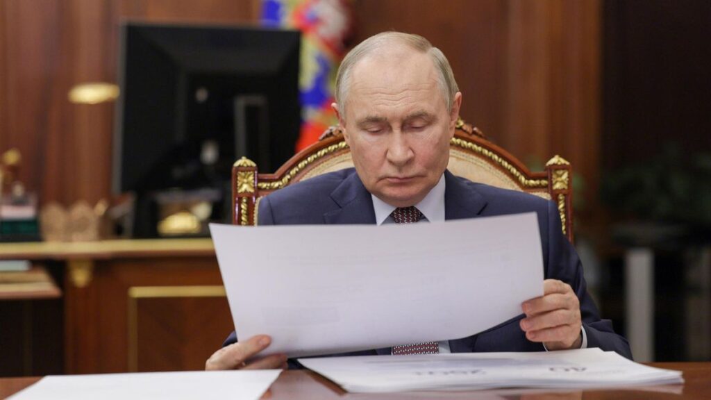 El presidente de Rusia, Vladimir Putin, en una imagen reciente.