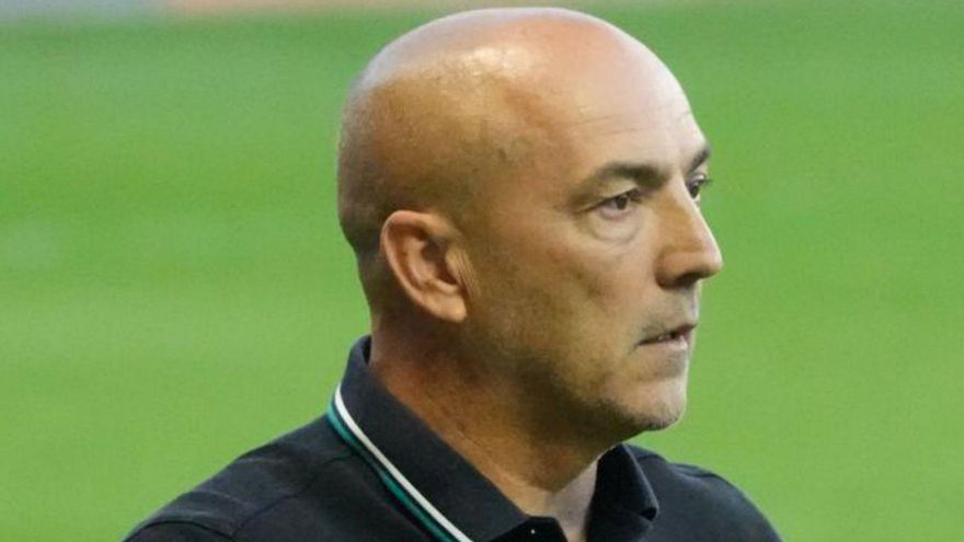 Juan Sabas, durante el partido.