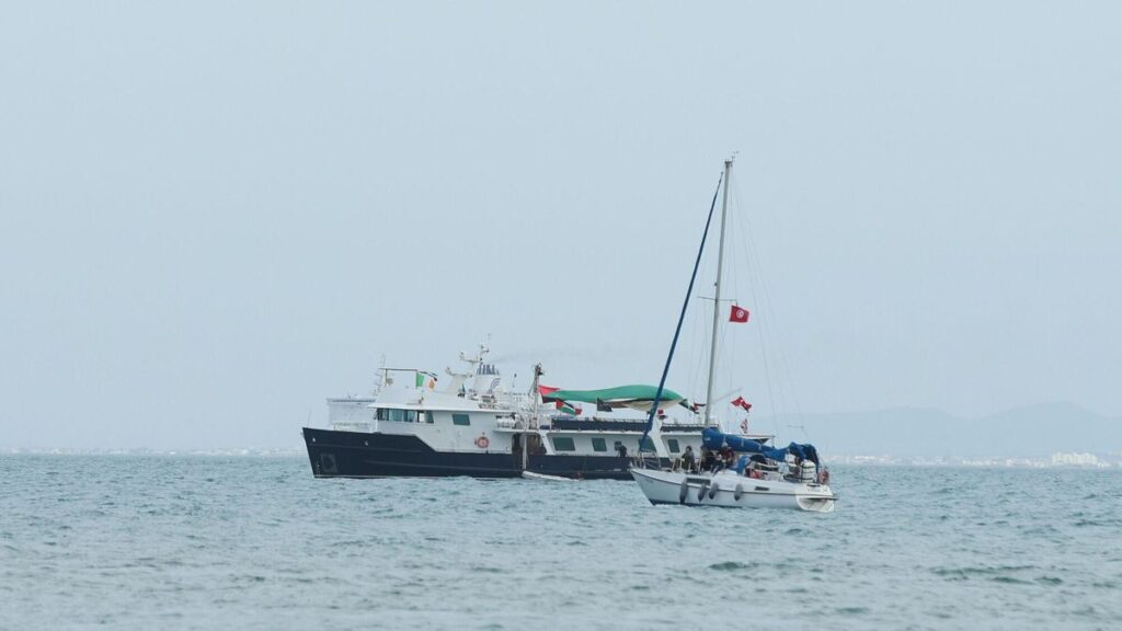 La Flotilla a Gaza continúa navegando tras la intercepción de la Armada israelí