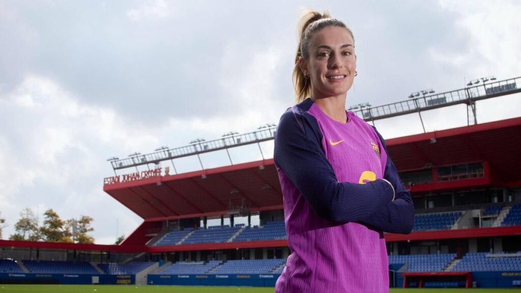 Alexia Putellas posa en exclusiva para Sport en el Johan Cruyff.