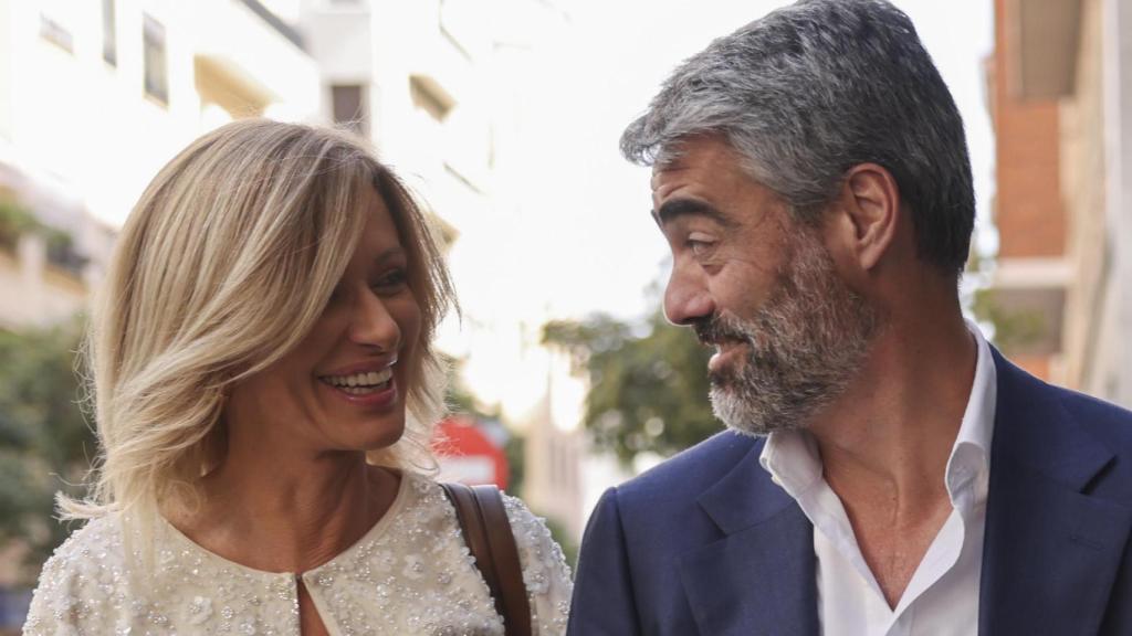 Susanna Griso et Luis Enríquez à l'occasion de l'anniversaire du présentateur.