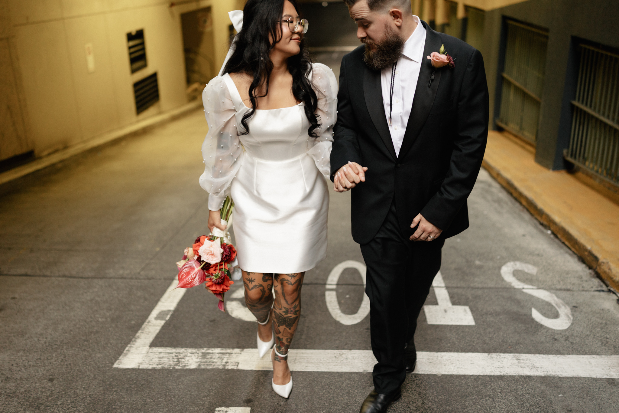 Petite inspiration de mariage à Sydney | Journée Mel & Ben à QT