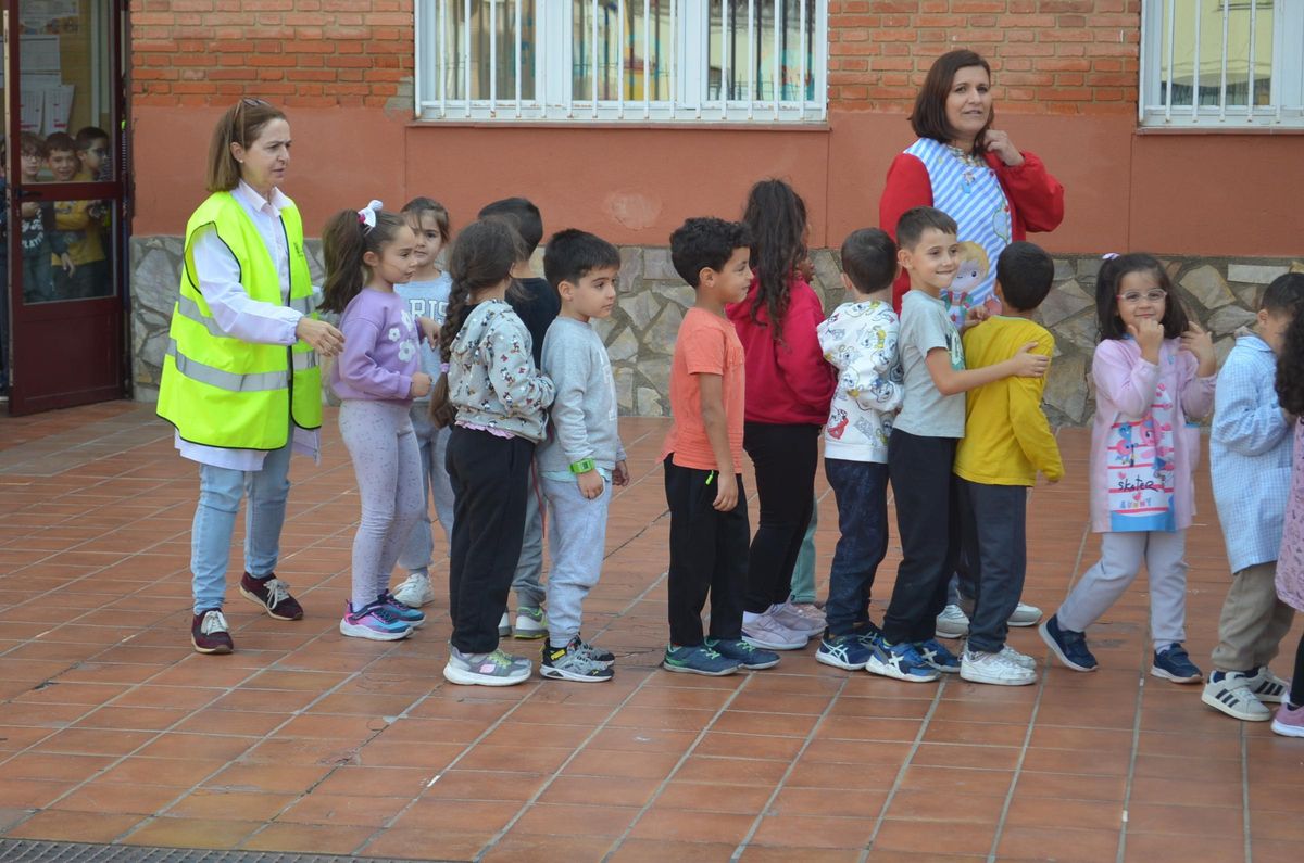 Exercice à l'école Fernando II de Benavente.