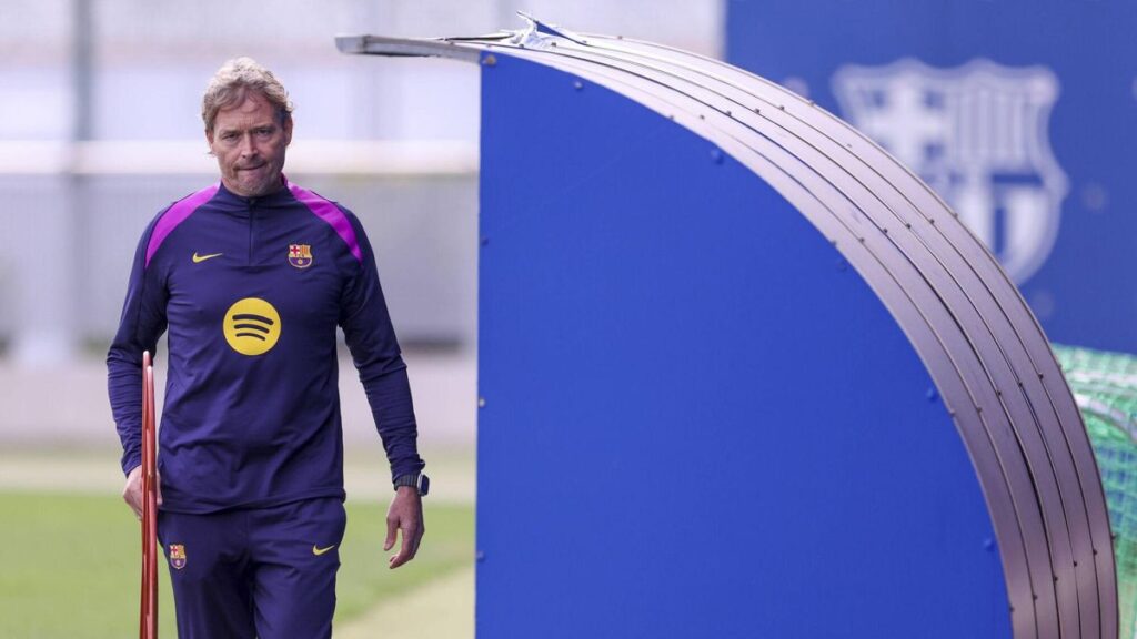 Marcus Sorg, en el inicio del entrenamiento de este sábado previo al Madrid-Barça.