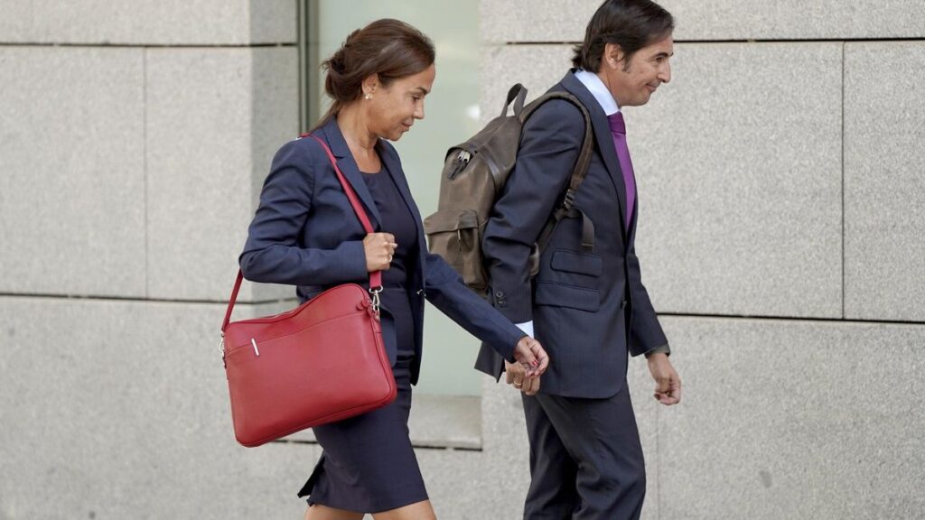 Isabel Pardo de Vera, expresidenta de Adif, a la llegada a la Audiencia Nacional.