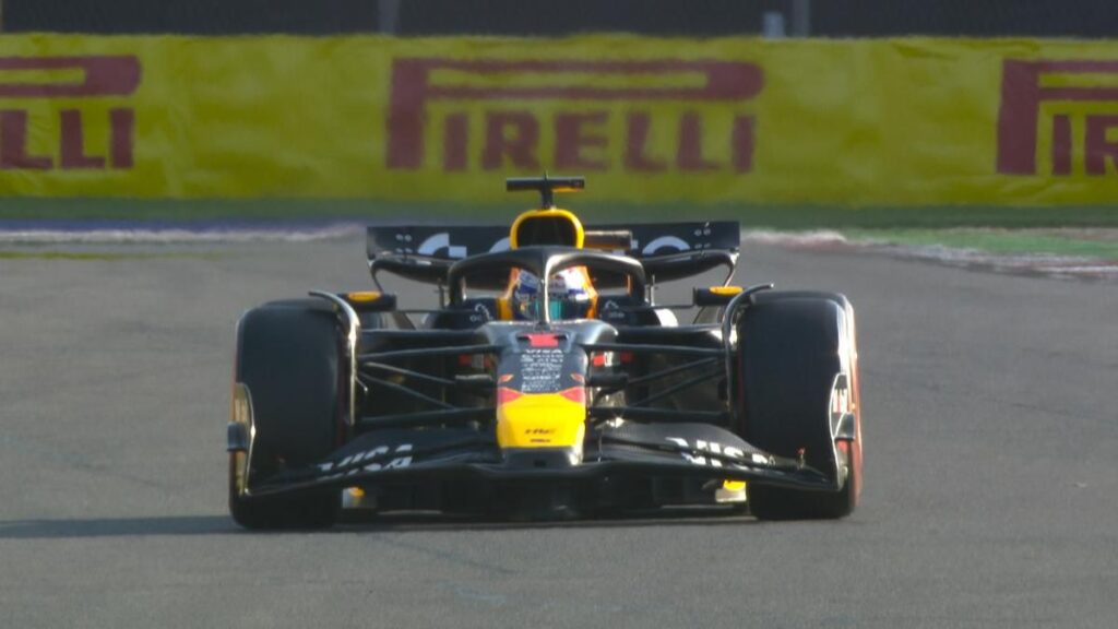 Max Verstappen, durante la segunda sesión libre en México