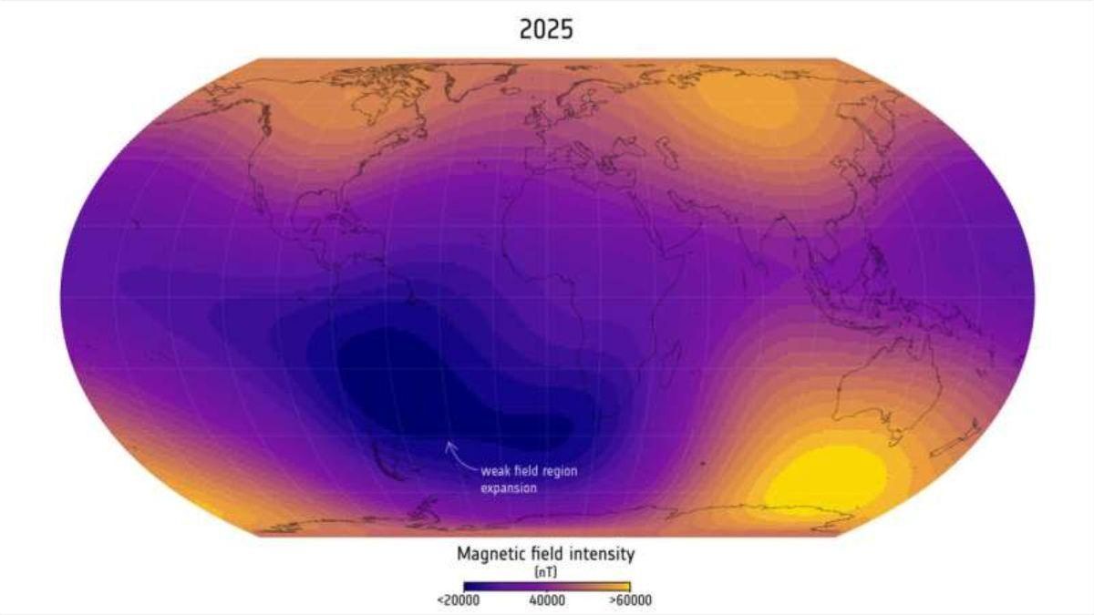 Tras 11 años de observaciones satelitales, los científicos verificaron que la anomalía del Atlántico Sur sigue creciendo.
