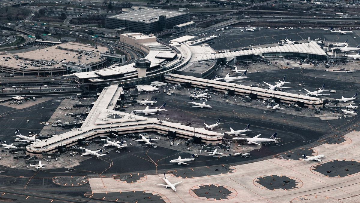 Aeropuerto de Newark, en el área metropolitana de Nueva York.