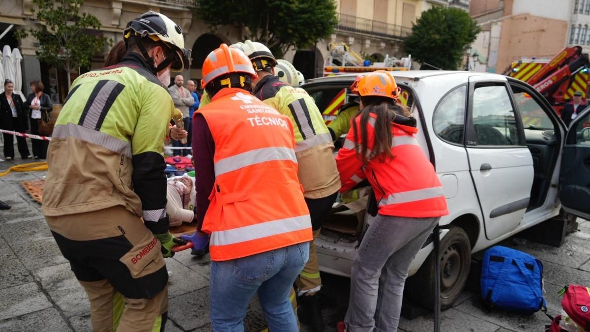 La Plaza Mayor de Zamora, escenario para un nuevo simulacro de Urgencias y Emergencias