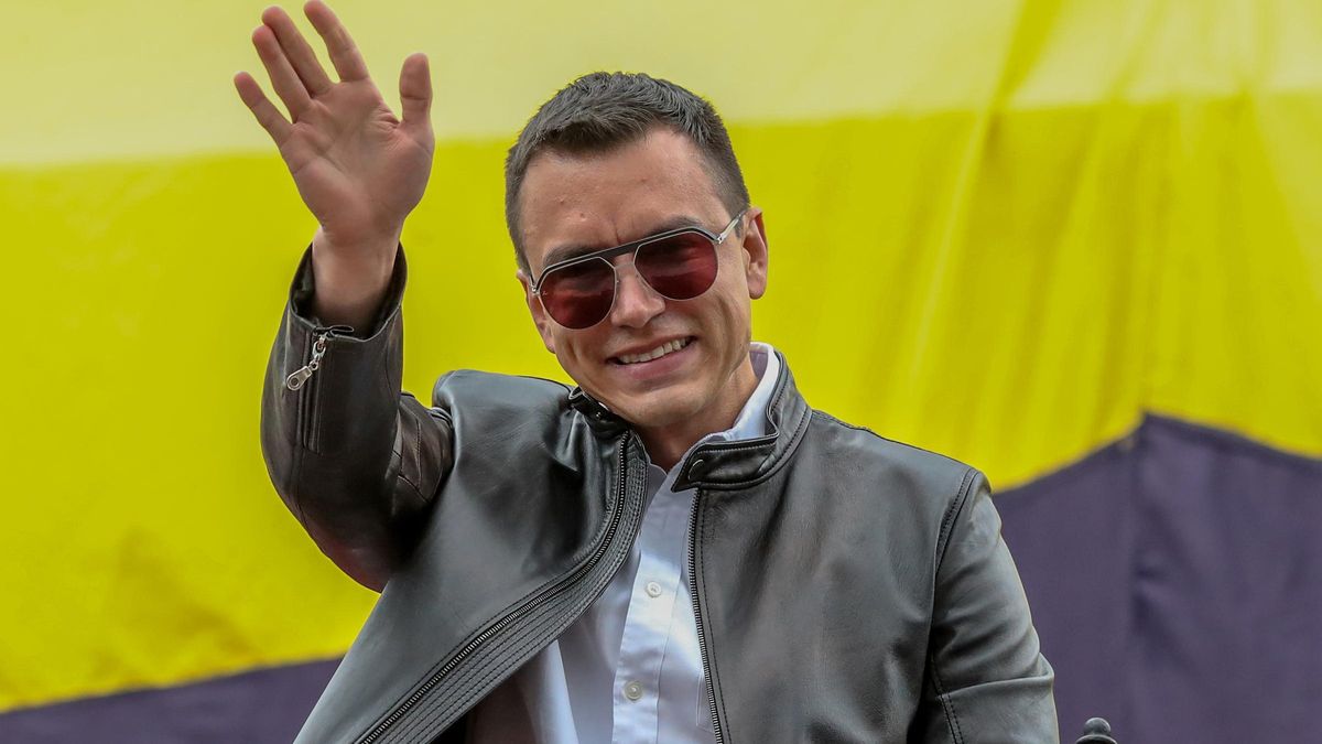 El presidente de Ecuador, Daniel Noboa.