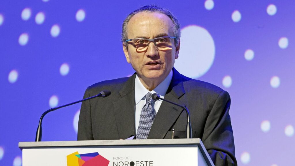 Javier Moll, presidente de Prensa Ibérica, en la pasada edición del Foro Noroeste.