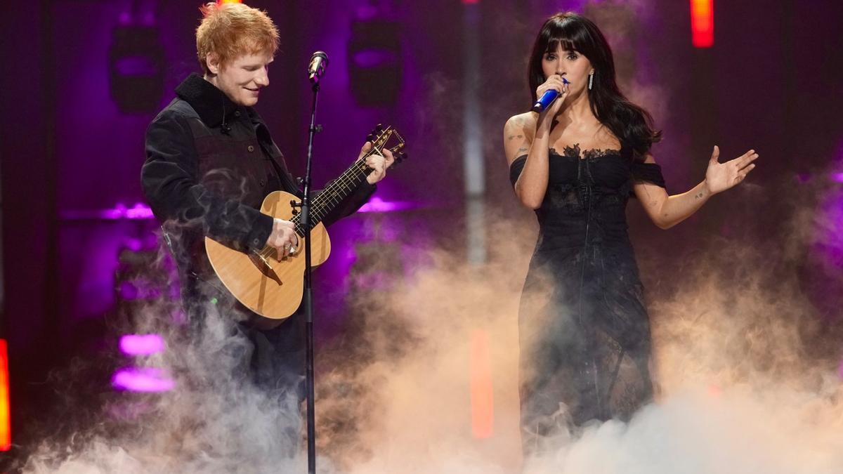 Gala de los 40 Music Awards en el Roig Arena de València.