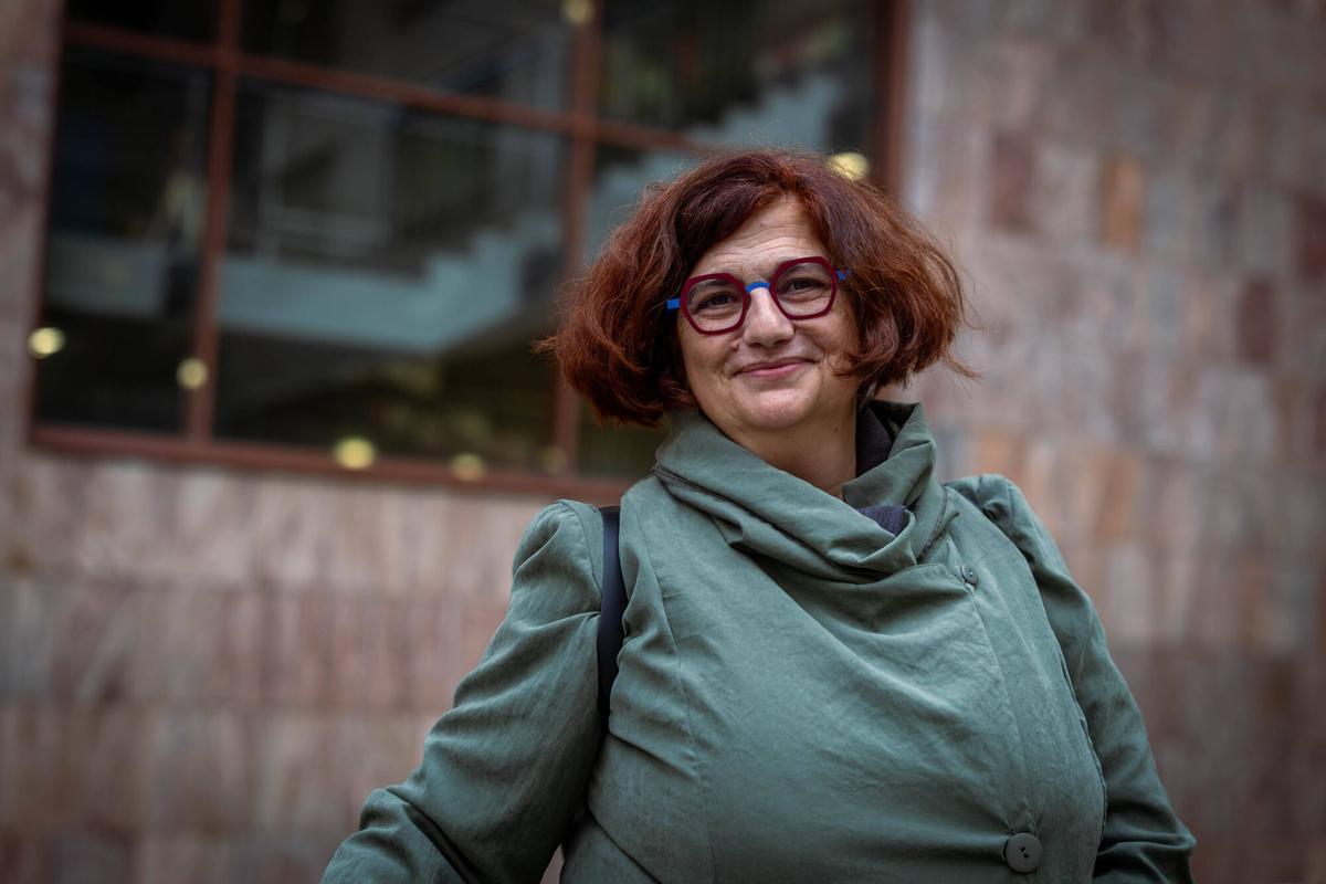 Barcelone 14/11/2025 Politique Rosa Lluch parle des 25 années écoulées depuis l'assassinat de son père, Ernest Lluch. AUTEUR : JORDI OTIX
