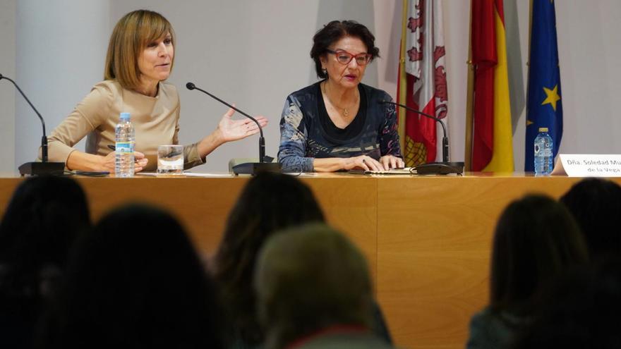 Soledad Murillo, socióloga y exsecretaria de Estado de Igualdad, durante su ponencia.