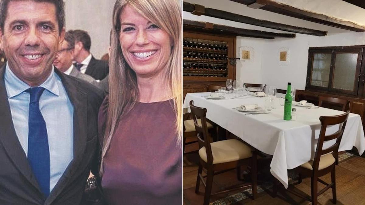 Carlos Mazón y Maribel Vilaplana comieron en El Ventorro la tarde de la dana del 29-O en València.