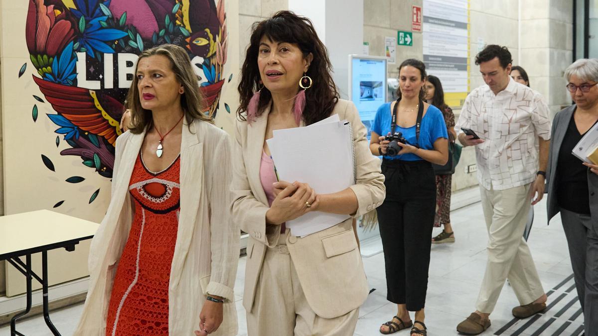 La ministra de Igualdad, Ana Redondo, antes de presidir un Comité de Crisis en el Ministerio de Igualdad