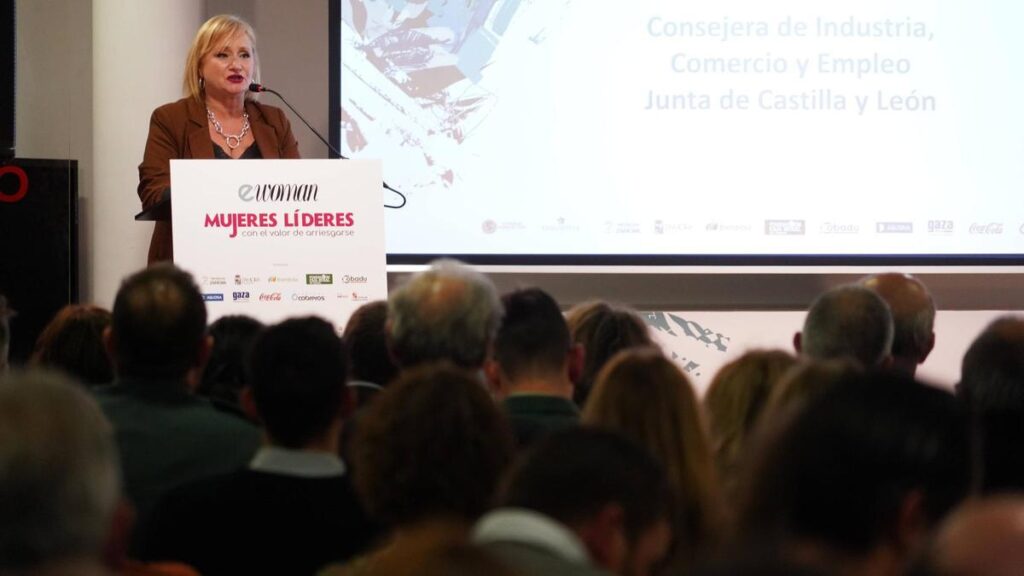 Leticia García, en la clausura de la entrega de los premios eWoman 2025
