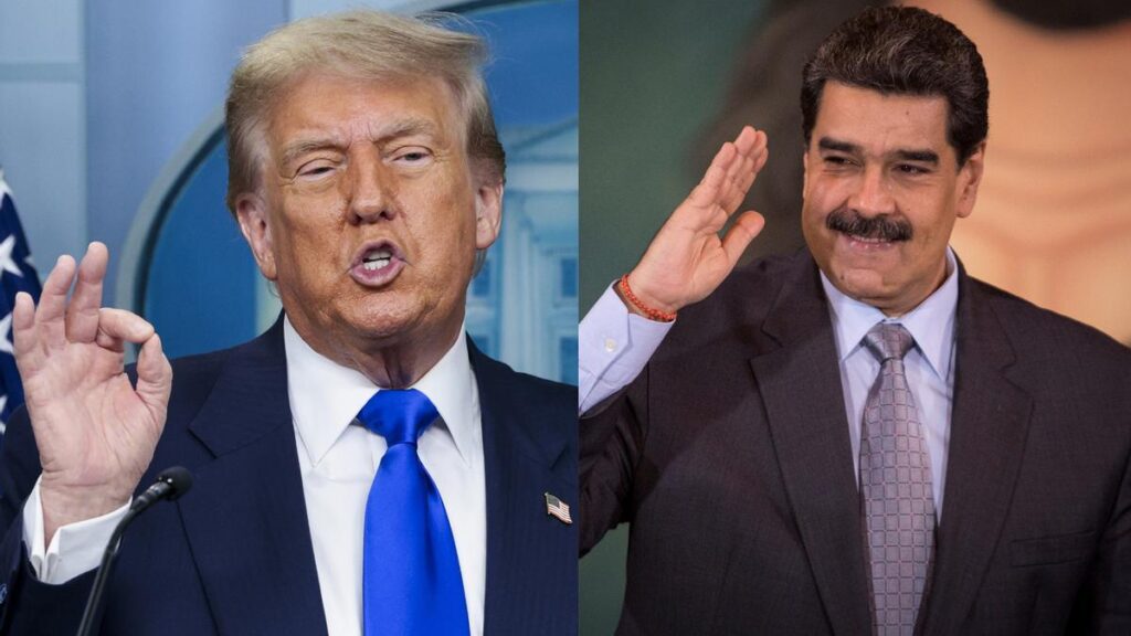 Donald Trump y Nicolás Maduro.