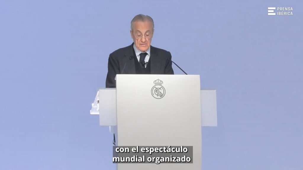 Florentino Pérez: "No es normal que el presidente de LaLiga promueva un partido fuera de España"