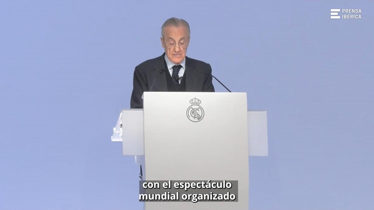 Florentino Pérez: "No es normal que el presidente de LaLiga promueva un partido fuera de España"