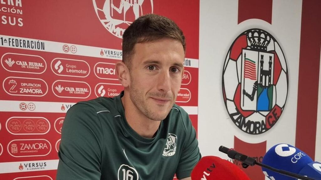 Markel Lozano, jugador del Zamora CF