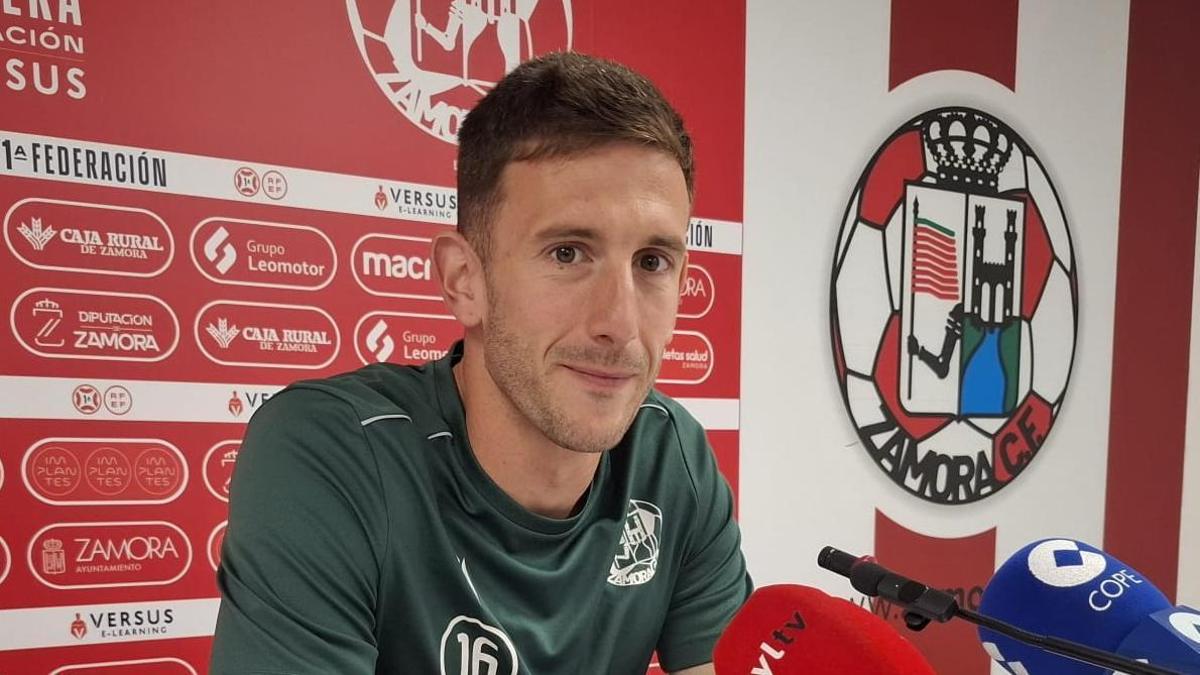 Markel Lozano, jugador del Zamora CF