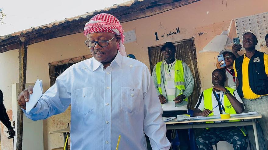 El presidente de Guinea Bissau, Umaro Sissoco Embaló.