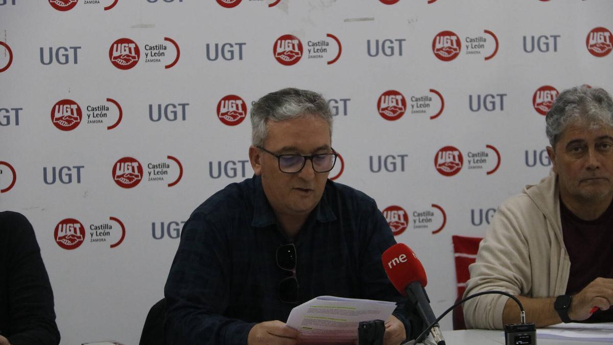 Juan Escudero, secretario general de UGT Zamora.