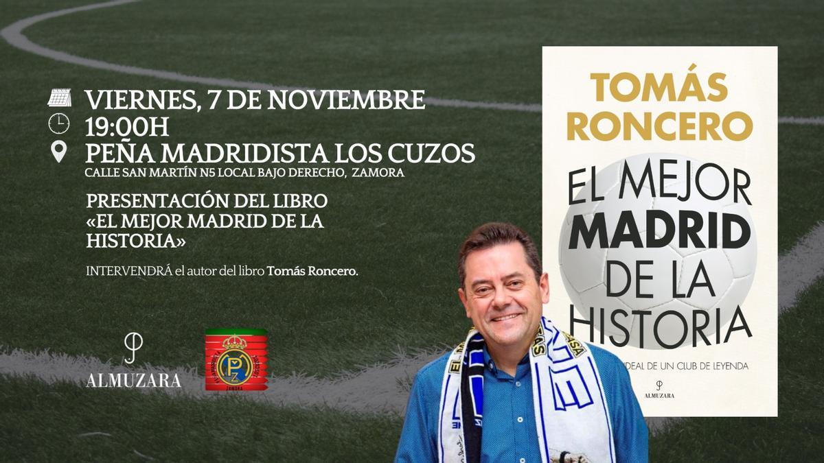 El cartel anunciador del acto