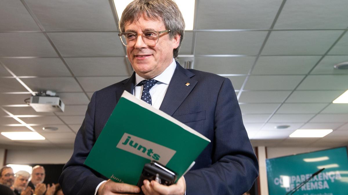 El president de Junts, Carles Puigdemont