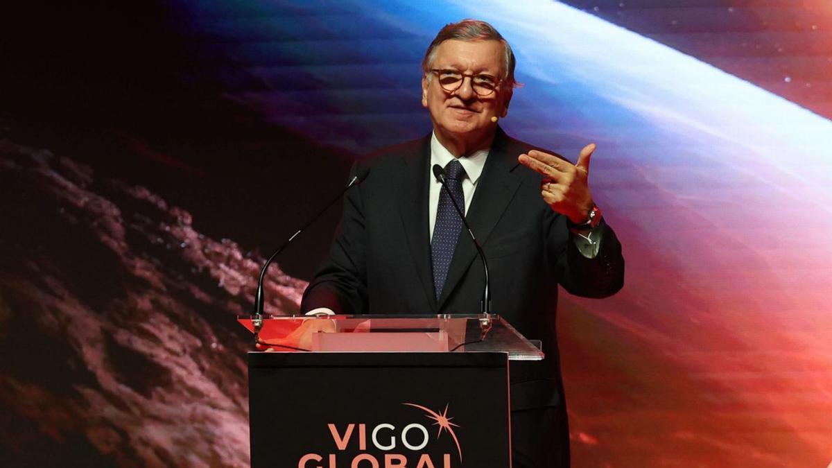 Durão Barroso, durante su conferencia magistral.