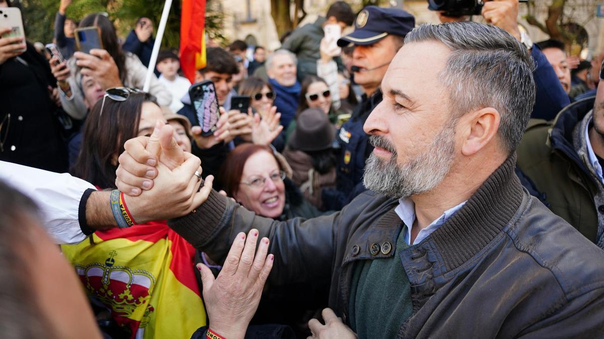 El presidente de VOX, Santiago Abascal.