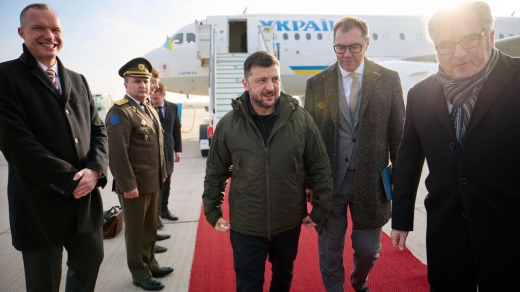 El presidente de Ucrania, Volodimir Zelenski.